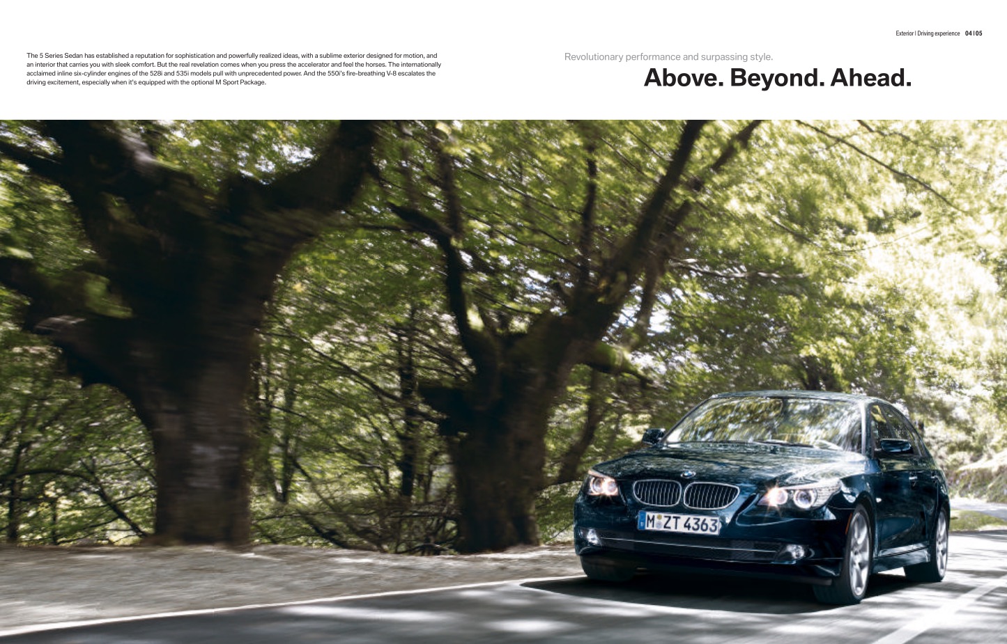 2010 BMW 5-Series Brochure Page 19